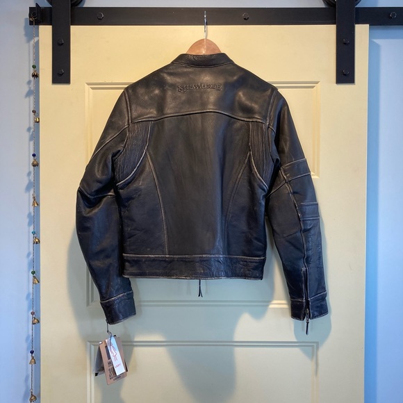 Milwaukee Distressed Leather Crazy Horse Jacket - Picture 3 of 12